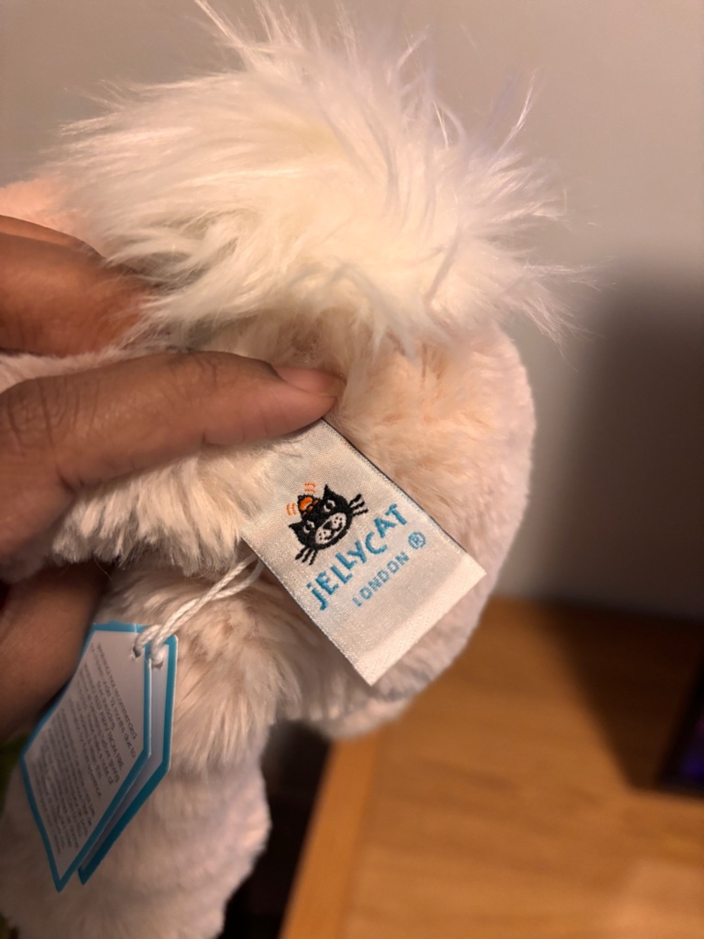 Jellycat Smudge Rabbit Plush Bunny Medium With Tags - Picture 10 of 12